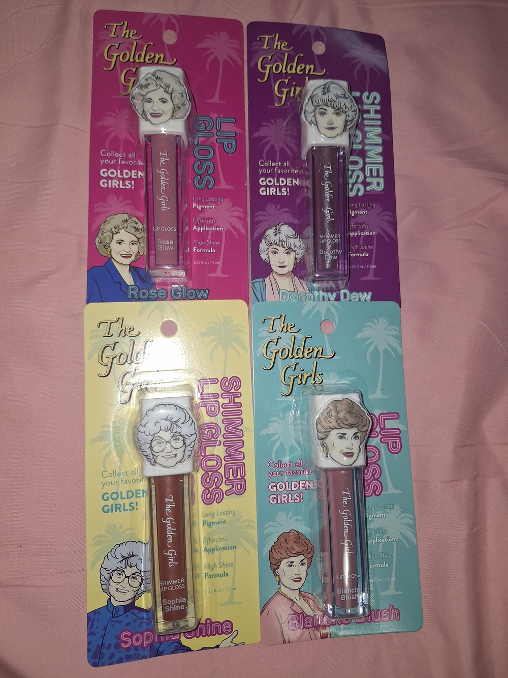 The Golden Girls Shimmer Lip Gloss - Assorted Shades Collectable Hard To Find